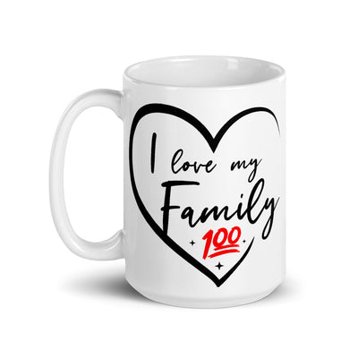 I love my family 100 Mug