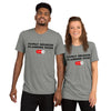 Family Reunion Mode Off Black unisex tri-blend t-shirt