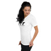 WTF Black Unisex V-Neck T-Shirt