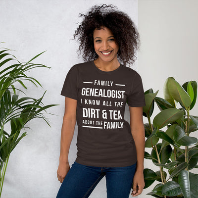 Family Genealogist Unisex T-Shirt