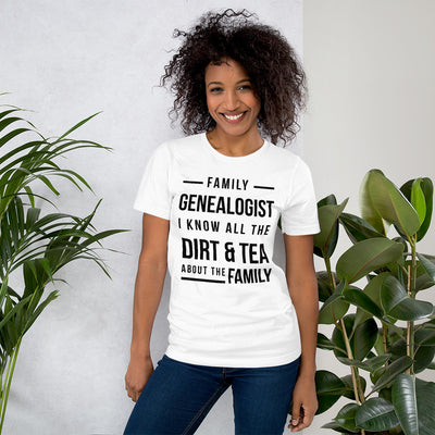 Family Genealogist Unisex T-Shirt