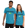 Family Reunion Mode ON black Unisex tri-blend t-shirt